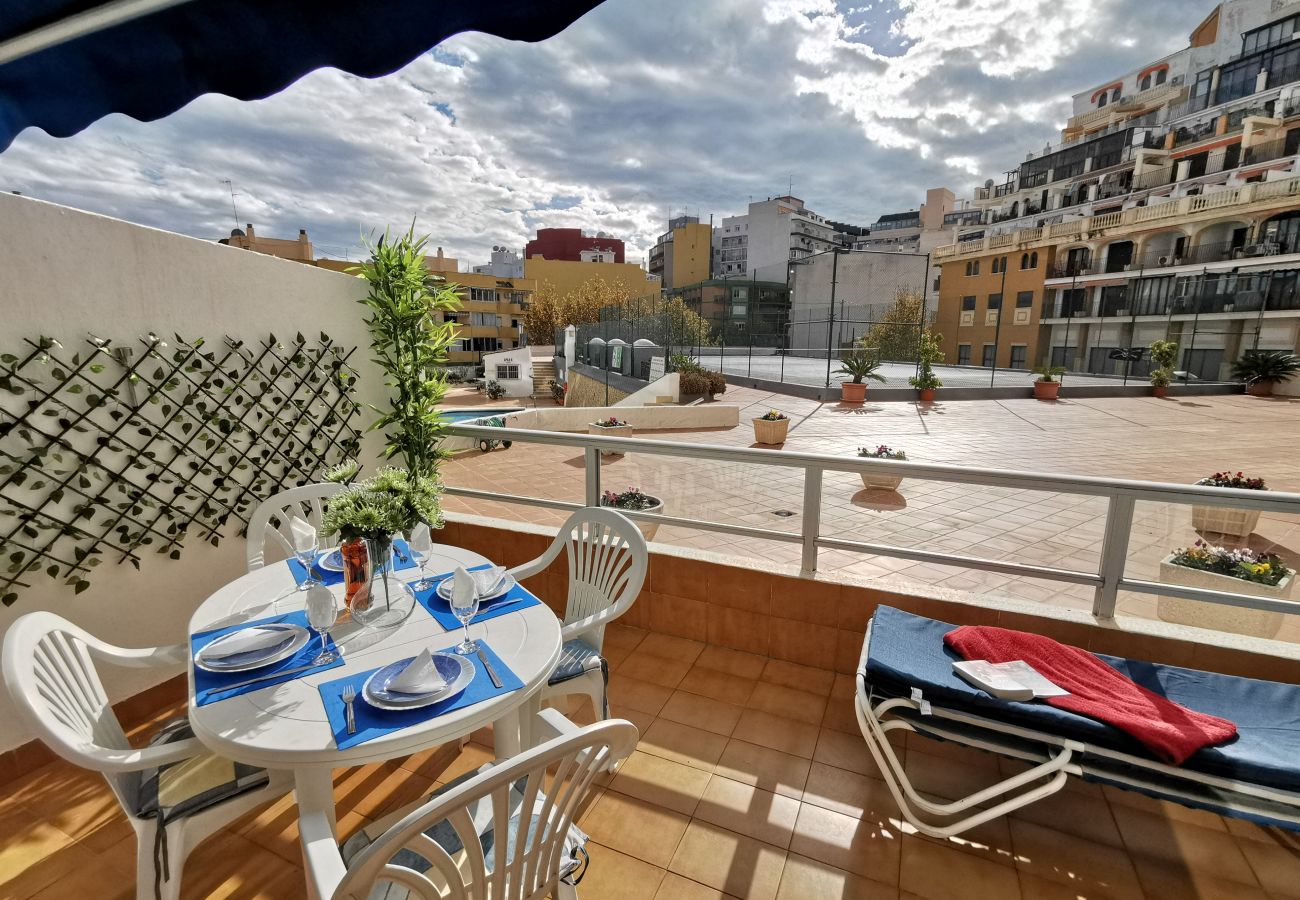 Fotografieren auf der Terrasse einer Wohnung
